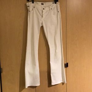 Size 29 bootcut white jeans
